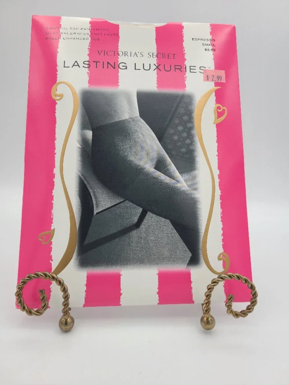 New Victoria’s Secret Lasting Luxuries Pantyhose size S Espresso Control Top